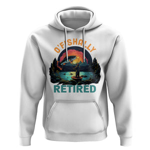 Retirement Hoodie O'fishally Retired Fishing Men TS09 White Printyourwear