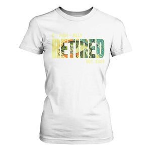 Retirement T Shirt For Women O'fishally Retired Fishing Men Fisherman TS09 White Print Your Wear