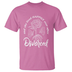 She Lived Happy Ever After Divorce T Shirt TS09 Azalea Printyourwear