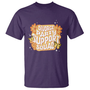 Divorce Party Support Squad T Shirt TS09 Purple Printyourwear