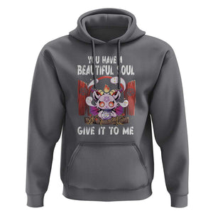 Kawaii Satan Halloween Hoodie You Have a Beautiful Soul TS09 Charcoal Print Your Wear