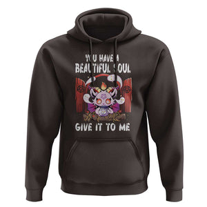 Kawaii Satan Halloween Hoodie You Have a Beautiful Soul TS09 Dark Chocolate Print Your Wear