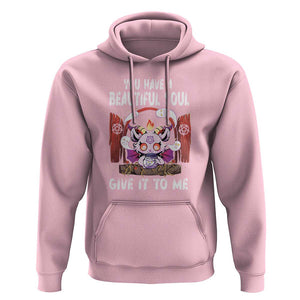 Kawaii Satan Halloween Hoodie You Have a Beautiful Soul TS09 Light Pink Print Your Wear