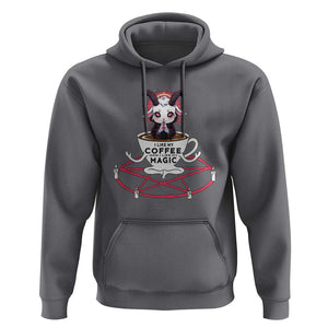 Funny Halloween Coffee Lover Hoodie Satan I Like My Coffee TS09 Charcoal Print Your Wear