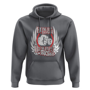 Father's Day Hoodie Being Dad Is An Honor Being Papa Is Priceless TS09 Charcoal Print Your Wear