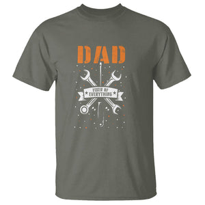 Father's Day T Shirt Dad Fixer Of Everything TS09 Military Green Print Your Wear