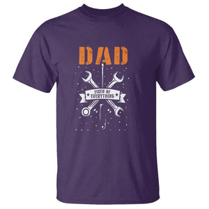 Father's Day T Shirt Dad Fixer Of Everything TS09 Purple Print Your Wear