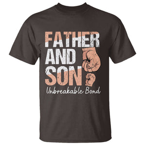 Father And Son T Shirt Unbreakable Bond Father's Day TS09 Dark Chocolate Print Your Wear