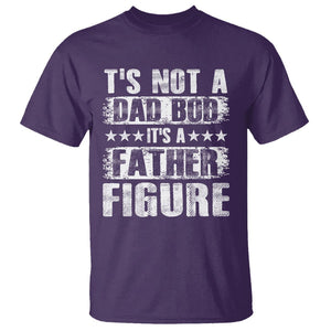 Father's Day T Shirt It's Not A Dad Bod It's A Father Figure TS09 Purple Print Your Wear