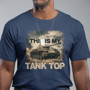 This Is My Tank Top T Shirt Funny Military Pun TS09 Navy Print Your Wear