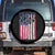 American Patriotic Spare Tire Cover One Nation Under God Christ Christian TS09 No hole Black Print Your Wear