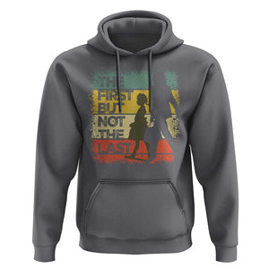 Harris Supporter Hoodie The First But Not The Last Kamala US President Election TS09 Charcoal Print Your Wear