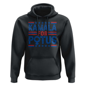 Harris Supporter Hoodie Kamala For Potus US President Election TS09 Black Print Your Wear