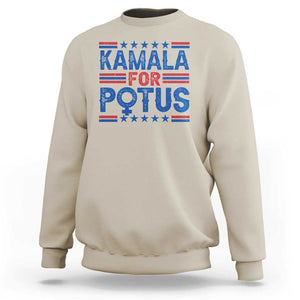 Harris Supporter Sweatshirt Kamala For Potus US President Election TS09 Sand Print Your Wear