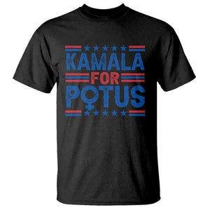 Harris Supporter T Shirt Kamala For Potus US President Election TS09 Black Print Your Wear