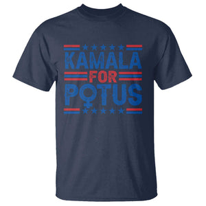 Harris Supporter T Shirt Kamala For Potus US President Election TS09 Navy Print Your Wear