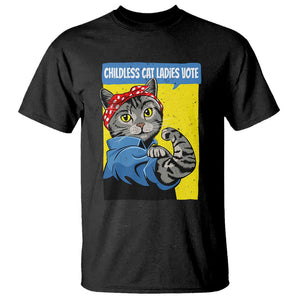 Childless Cat Ladies Vote T Shirt Kamala Supporter TS09 Black Print Your Wear