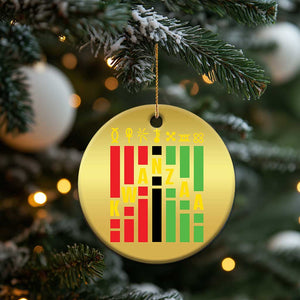 7 Principles Of Kwanzaa African American Christmas Ornament TS09 Print Your Wear