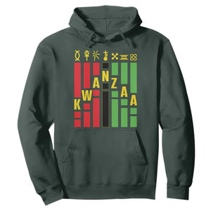 7 Principles Of Kwanzaa African American Hoodie TS09 Dark Forest Green Print Your Wear