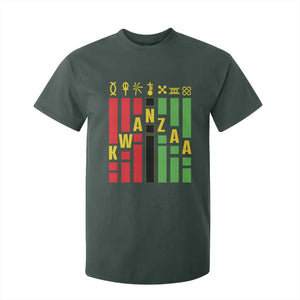 7 Principles Of Kwanzaa African American T Shirt For Kid TS09 Dark Forest Green Print Your Wear