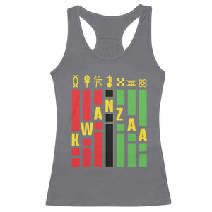 7 Principles Of Kwanzaa African American Racerback Tank Top TS09 Charcoal Print Your Wear