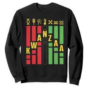 7 Principles Of Kwanzaa African American Sweatshirt TS09 Black Print Your Wear