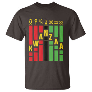 7 Principles Of Kwanzaa African American T Shirt TS09 Dark Chocolate Print Your Wear