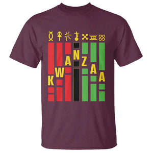 7 Principles Of Kwanzaa African American T Shirt TS09 Maroon Print Your Wear