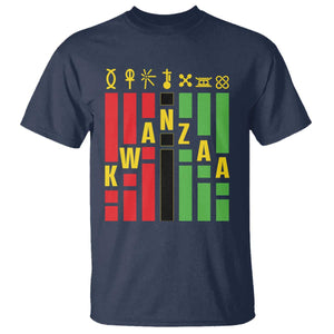 7 Principles Of Kwanzaa African American T Shirt TS09 Navy Print Your Wear