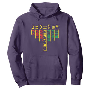 African American 7 Principles Of Kwanzaa Hoodie TS09 Purple Print Your Wear