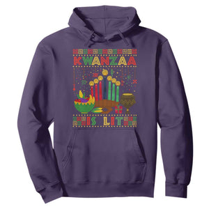 African American Kwanzaa Is Lit Hoodie TS09 Purple Print Your Wear