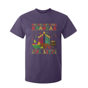 African American Kwanzaa Is Lit T Shirt For Kid TS09 Purple Print Your Wear