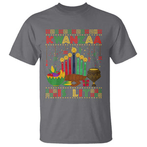 African American Kwanzaa Is Lit T Shirt TS09 Charcoal Print Your Wear