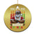 Merry Kwanzaa Christmas Ornament African American Santa Black Christmas TS09 Print Your Wear