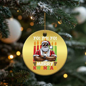 Merry Kwanzaa Christmas Ornament African American Santa Black Christmas TS09 Print Your Wear