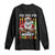 Merry Kwanzaa Long Sleeve Shirt African American Santa Black Christmas TS09 Black Print Your Wear