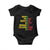 Kwanzaa Baby Onesie Work Power Heritage Unity Organize Celebration Faith TS09 Black Print Your Wear