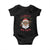 African American Santa Kwanzaa Baby Onesie I Love It When You Call Me Big Papa TS09 Black Print Your Wear