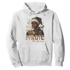 Xmas Melanin Black Girl Magic Hoodie TS09 White Print Your Wear