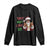 Funny Xmas Hiphop Black Santa Long Sleeve Shirt They Not Like Us African American Christmas TS09 Black Print Your Wear