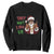 Funny Xmas Hiphop Black Santa Sweatshirt They Not Like Us African American Christmas TS09 Black Print Your Wear