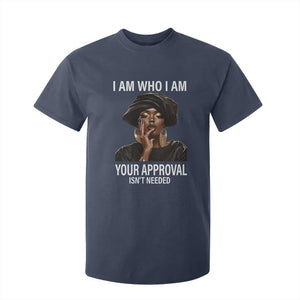 Black History Month T Shirt For Kid I Am Who I Am Your Approval Isn't Needed TS09 Navy Print Your Wear