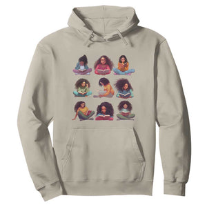 Black History Month Hoodie Reading Book African Melanin Women Girls TS09 Sand Printyourwear