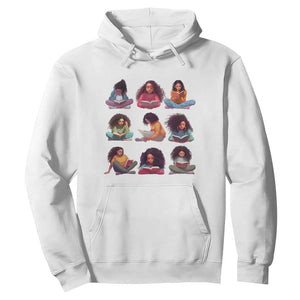 Black History Month Hoodie Reading Book African Melanin Women Girls TS09 White Printyourwear