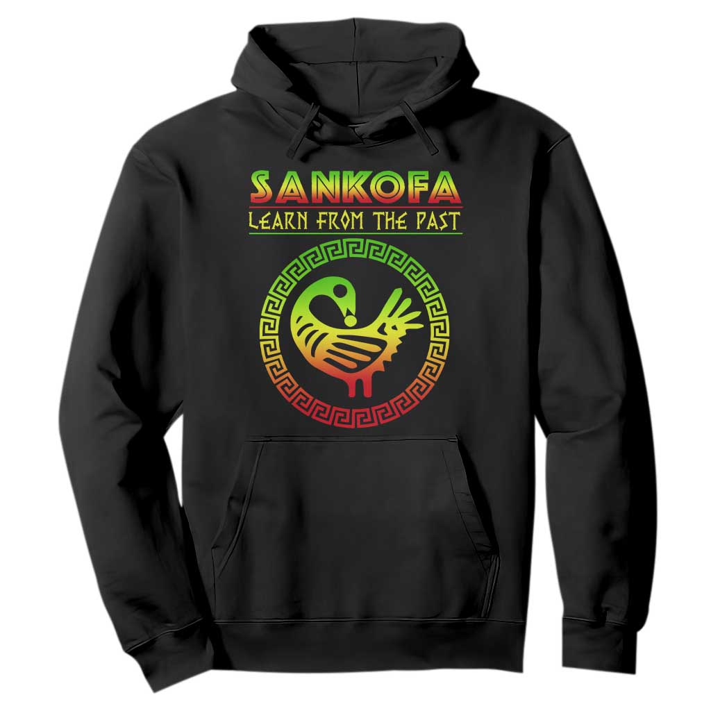 Black History Month Hoodie Sankofa Learn From The Past African Bird TS09 Black Printyourwear