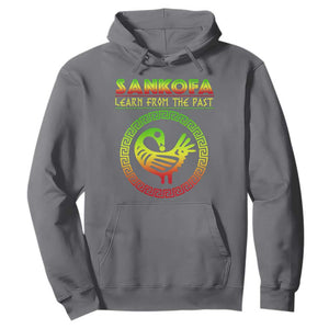 Black History Month Hoodie Sankofa Learn From The Past African Bird TS09 Charcoal Printyourwear