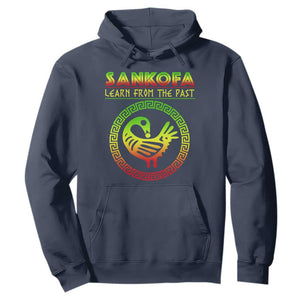 Black History Month Hoodie Sankofa Learn From The Past African Bird TS09 Navy Printyourwear