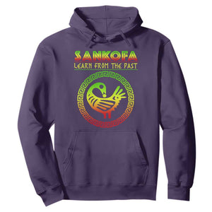 Black History Month Hoodie Sankofa Learn From The Past African Bird TS09 Purple Printyourwear