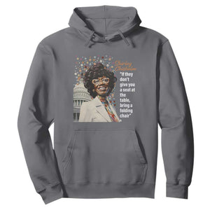 Shirley Chisholm Hoodie If They Don't Give You A Seat Black History Month TS09 Charcoal Printyourwear