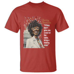 Shirley Chisholm T Shirt If They Don't Give You A Seat Black History Month TS09 Red Printyourwear